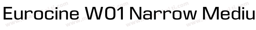 Eurocine W01 Narrow Medium字体转换